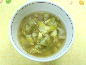 三種野菜のスープ